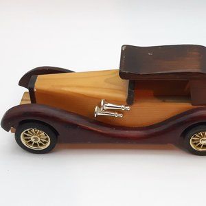 Vintage Wooden Model Car